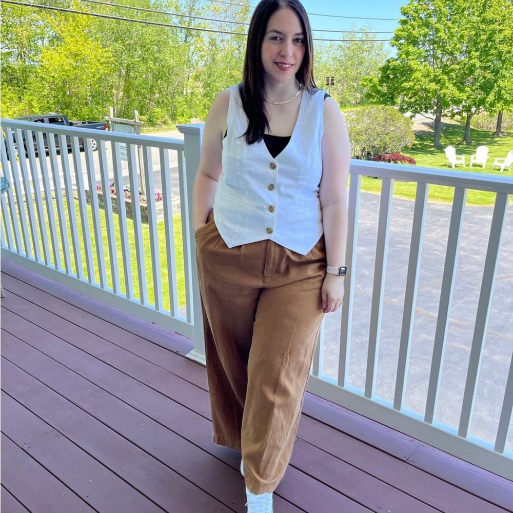 Madewell The Petite Harlow Wide-Leg Pant Trouser